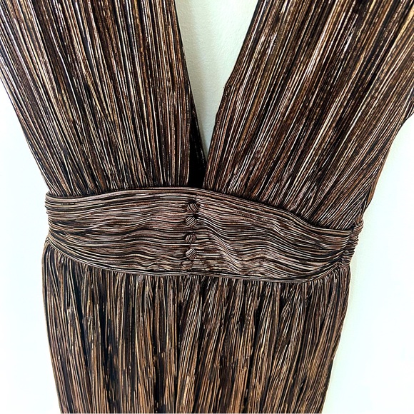 Marissa bronze shimmer mini dress - Picture 7 of 14